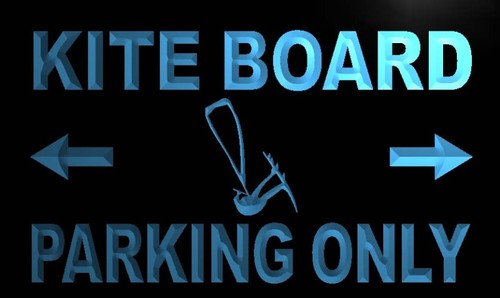 Kite board Parking Only Neon Light Sign